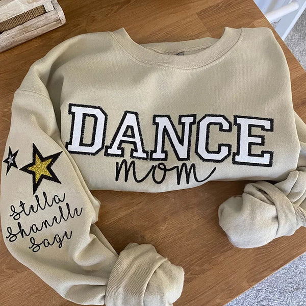 Personalized Embroidered Dance Mom Team Sweatshirt