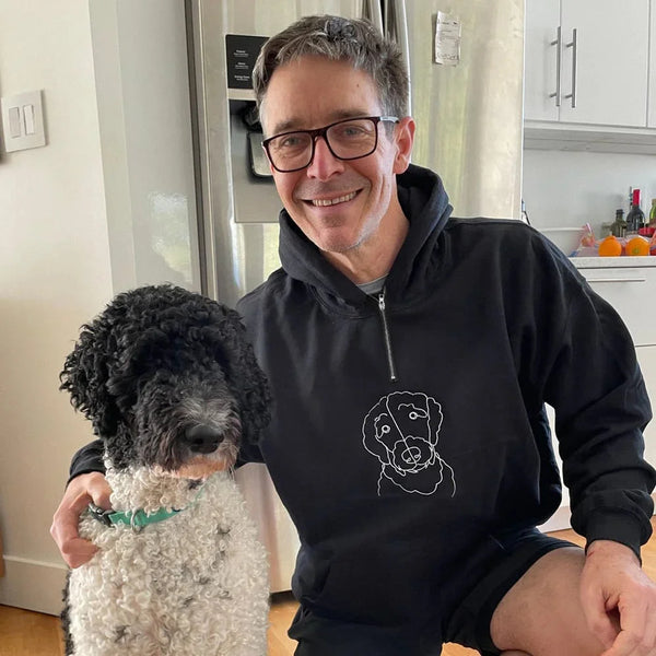 Custom Embroidered Quarter-Zip Seatshirt/Hoodie