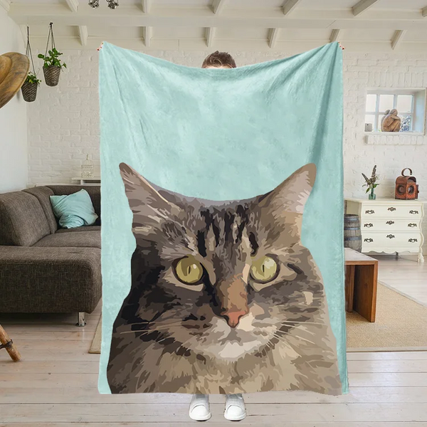 Custom Pet Fleece Blanket