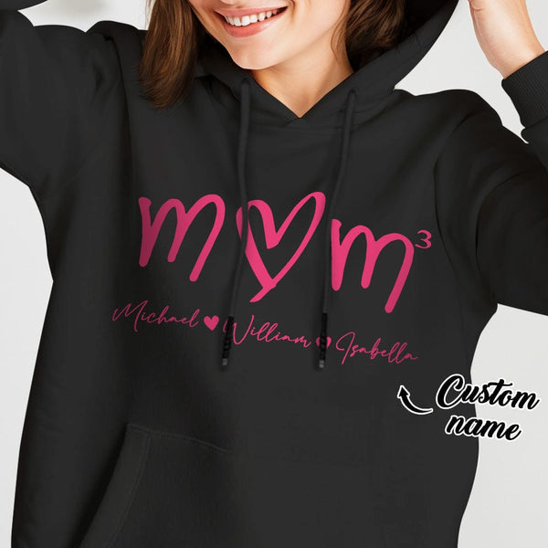 Custom Mama Hoodie with Kids' Names-mama