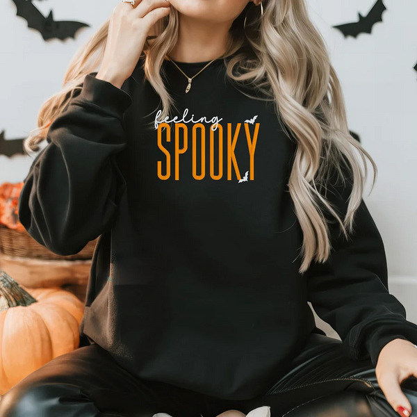 Feeling Witchy/Spooky Embroidered Sweatshirt