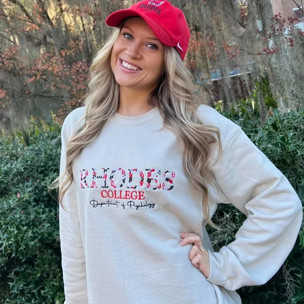 Back to School Sorority Gift – Floral Embroidered Big Little Sweatshirt for College Sisters