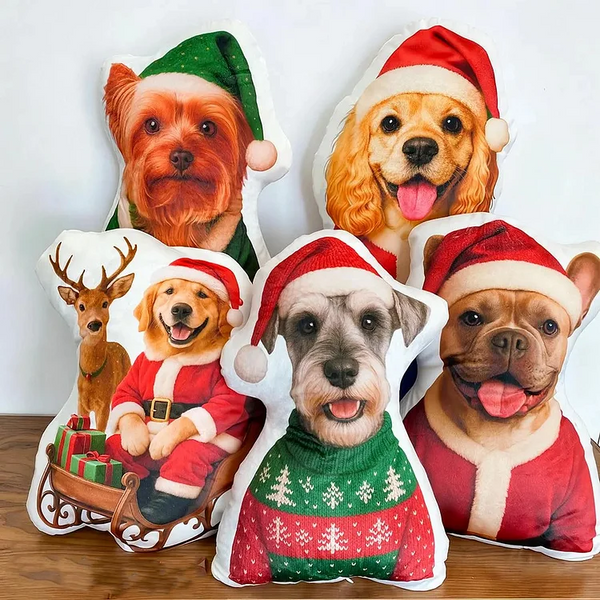 Custom Pet Christmas Pillow
