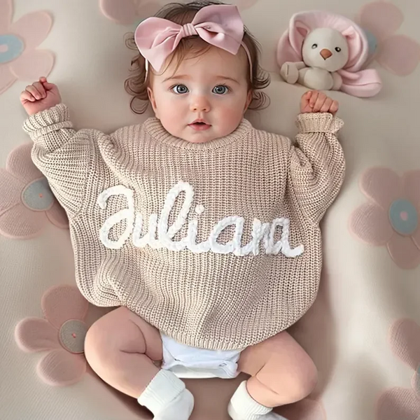 Custom Hand Embroidered Sweaters for Toddlers – Perfect Christmas Gift!