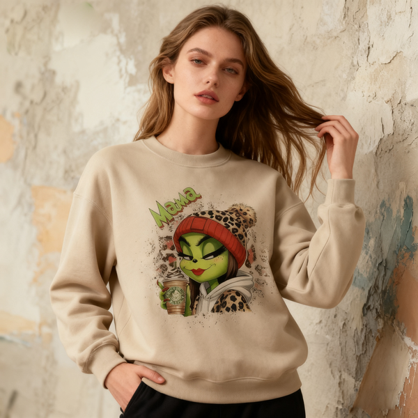 Christmas Mama Sweatshirt, Christmas Boujee Character Sweatshirt, My Kids Stole My Heart Sweatshirt