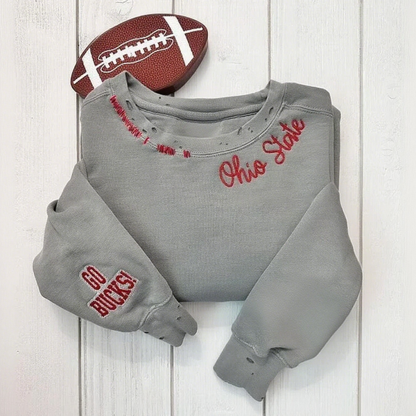 VINTAGE CUSTOM Classic Football Crewneck Sweatshirt 🏈👕