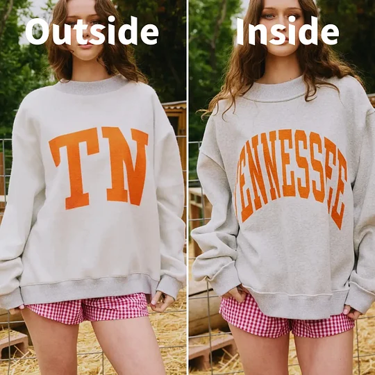 Tennessee/TN Reversible Mockneck
