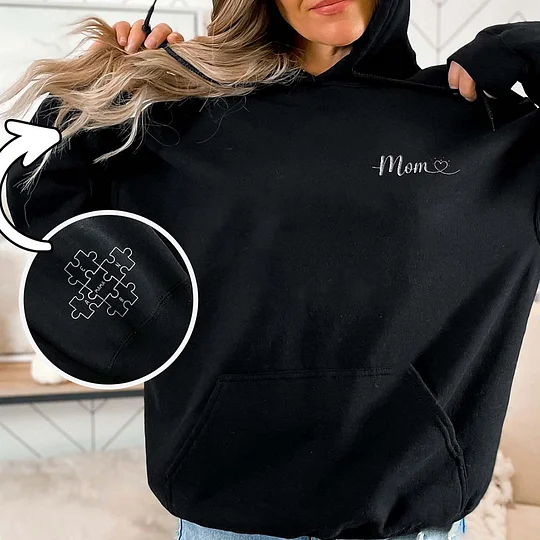 Pieces that Hold us Together - Custom Embroidered Hoodie