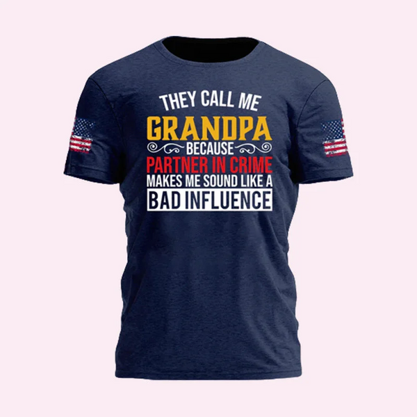 Family Best Gifts For Father's Day, They Call Me Grandpa T-Shirt