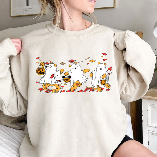 Retro Ghost Halloween Shirt, Spooky Season Shirt, Cute Fall Shirt, Halloween Women's Shirt
