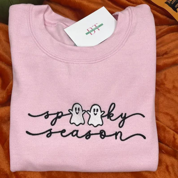 Ghost Embroidered Sweatshirt
