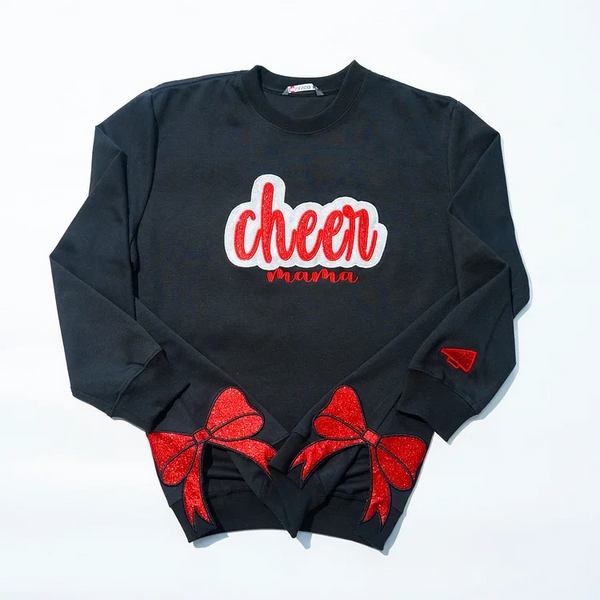 Football Glitter HOODED Sweatshirt