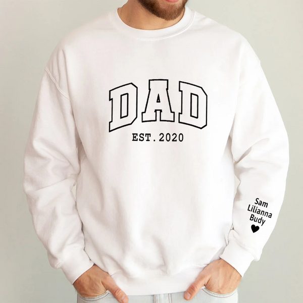 Gift For Dad - Personalized Embroidered Shirt