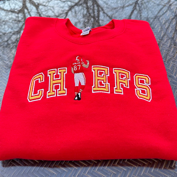 Chiefs Kelce Embroidered Sweatshirt