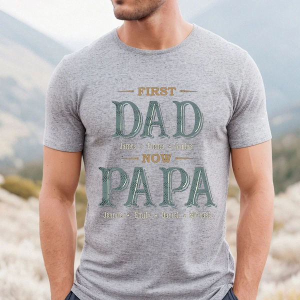 Family Personalized Custom Unisex T-shirt, Hoodie, Sweatshirt - Father's Day, Birthday Gift For Dad, Grandpa