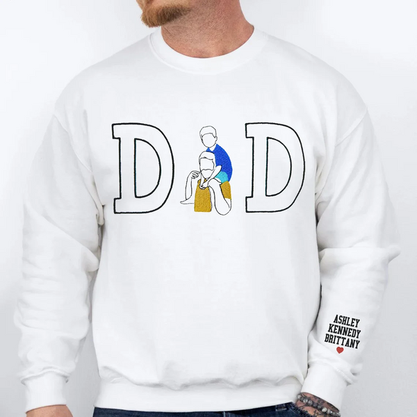 Father's Day Exclusive: 'DAD' Outline Embroidered Apparel