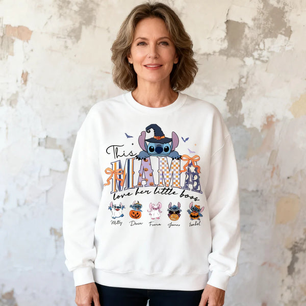 Personalized This Mama Loves Her Little Boos Sweatshirt