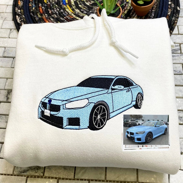 Personalized Gifts for Car Guys with Car on Hoodie or Sweatshirt