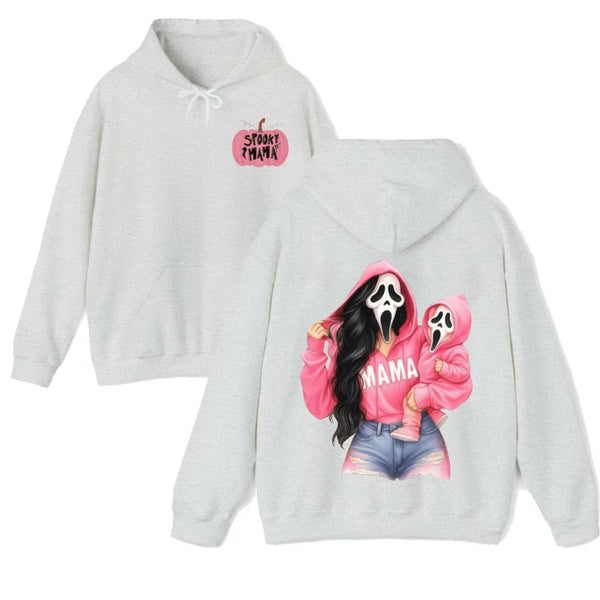 Pink Spooky Mama Matching Halloween Sweatshirt