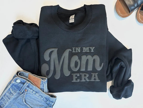 In My Mom Era Sweatshirt, Mom Gift, Mom Sweatshirt, Puff Print, Mother's Day Gift